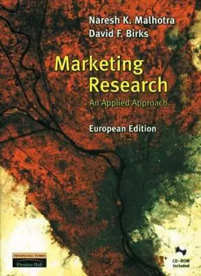 Marketing Research: European Edition: An Applied Orientation (Pr • $22.32