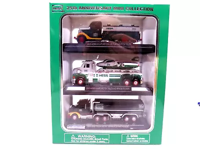 Hess Mini Truck 2023 - 25th Anniversary Mini Collection Box Set 3 Trucks & Plane • $49.99