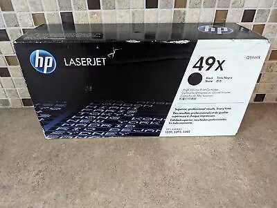 Genuine Hp 49x Black Q5949x High Yield Toner Laserjet 1320 3390 3392 Gt-7 • $65.95