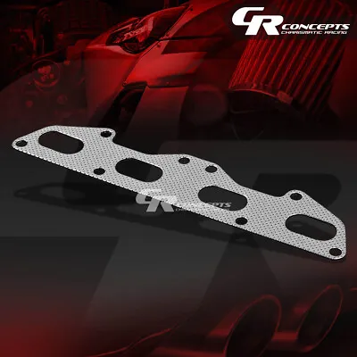 Header Exhaust Flange Preforated Aluminum Gasket For 95-99 Eclipse 2g 420a 2.0 • $8.98