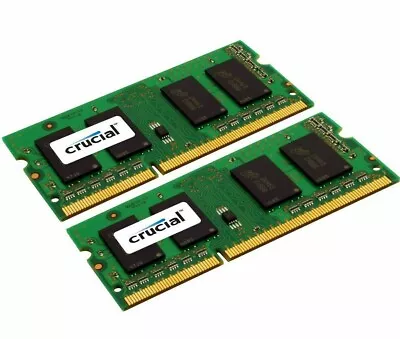 Macbook Pro RAM Kit- 4GB (2 X 2GB) For 2011 2012 A1278 A1286 13 15  Inch Crucial • $12.69