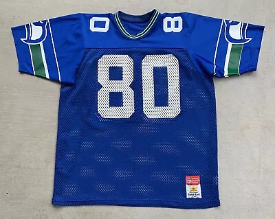 Vintage Seattle Seahawks Jersey MacGregor Sand Knit Steve Largent #80 NFL • $149.99