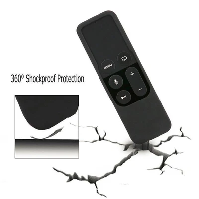 $6.35 • Buy Remote Case Anti-Slip Silicone Cover SkinShockproof For Apple Tv 4th Generation