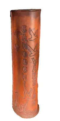 Archery Quiver Custom Handmade Engraved Leather Canoochi Warrior Vintage • $58.68