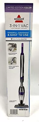 $24.99 • Buy NEW Bissell Lightweight 3-in-1 Corded Stick Vacuum Limited Edition Purple 3346W