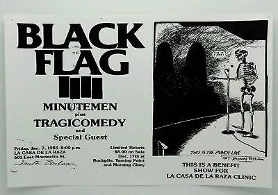 $14.95 • Buy Black Flag At La Casa De La Raza,santa Barbara Ca Vintage Punk Concert Poster