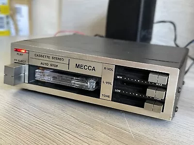 MECCA MODEL NO.708 CASSETTE CAR STEREO PLAYER Working Needs Attention • $180.46