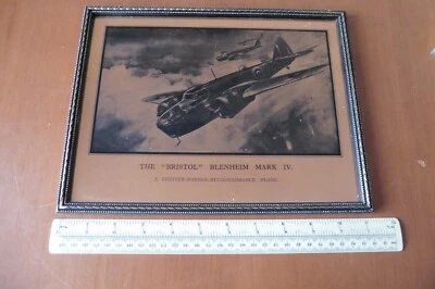 £15 • Buy Bristol Blenheim. Mark 1v Aeroplane.etchmaster Original Picture