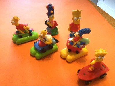 £5.99 • Buy 6 X Simpsons Figures Inc 3 X  1992 Burger King. Bart & Maggie, Homer,  Marge