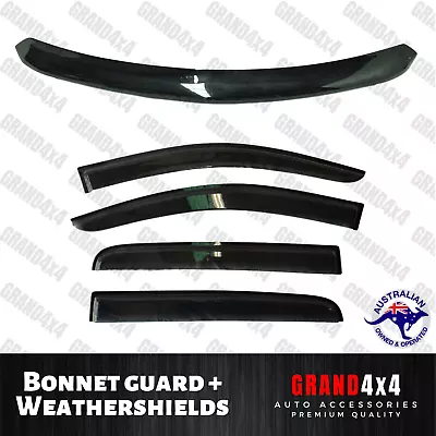 Bonnet Protector + Weathershields For Mazda BT-50 2012-2020 Dual Cab BT50 • $108.99