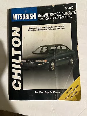 Chilton Mitsubishi Galant/Mirage/Diamante 1990-00 Repair Manual 50450 • $12.75