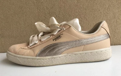 $34.95 • Buy Puma 😍 Suede Leather Basket Heart Women's Sneakers Shoes US6
