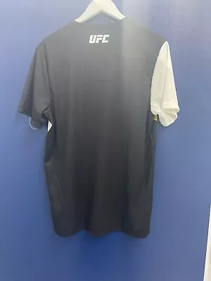 UFC Reebok Adult Large Plain Walk Out Tee Black/yellow - Small Mark On Top • £32.99