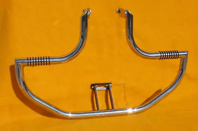 YAMAHA XV535 VIRAGO Highway Crash Bar Engine Guard W/ Built In Pegs • $274.90