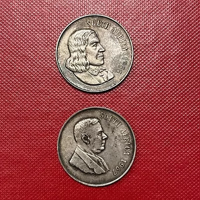 Lot Of 2 South Africa Silver Rand Coins 1966 1967 • $34