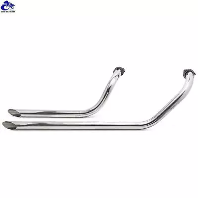 Slash Cut Dual Muffler Exhaust Pipes Silencer For SUZUKI BOULEVARD M109R VZR1800 • $274.98