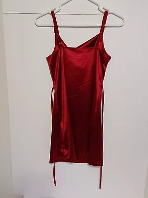 Zaful Forever Young Hot Red  Shoulder Strap Mini Dress Size US 4 New With Tags • $12.99