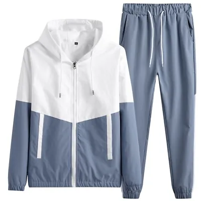 Mens 2Pcs Sweatshirt Pants Bottoms Casual Sports Set Jogging Suit Tracksuit Sets • $26.28