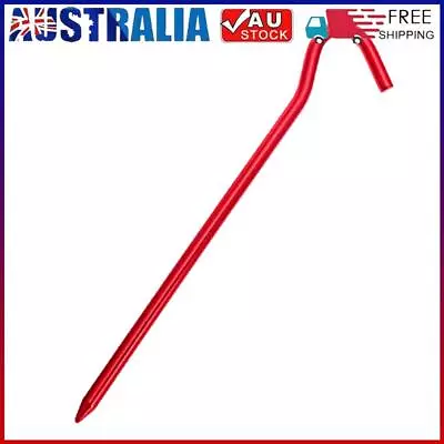 4pcs Tent Pegs With Hooks Garden Stakes Ground Nail For Awning Canopy (Red) # • $7.85