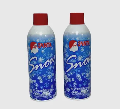 $24.26 • Buy Santa Snow Spray Aerosol- 2 Pack- 9oz For Crafts Trees Windows Decorations