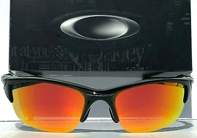 $124.87 • Buy NEW* Oakley Half Jacket 2.0 Black W POLARIZED Galaxy Ruby Lens Sunglass 9154