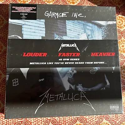 METALLICA GARAGE INC. DELUXE BOX SET 6LP 45RPM 180g VINYL Still Retail Wrapped • £250