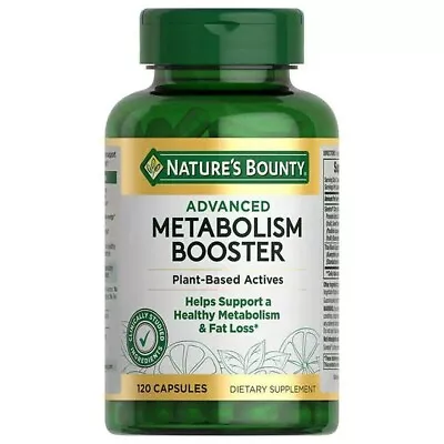 SEALED NEW Nature's Bounty Advanced Metabolism Booster 120CT Exp 9/25 • $11.99