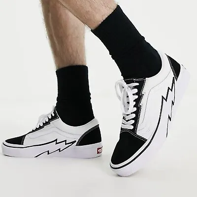 Vans Old Skool Bolt Men's Sneakers Skateboarding Shoes White Black #350 • $59.95