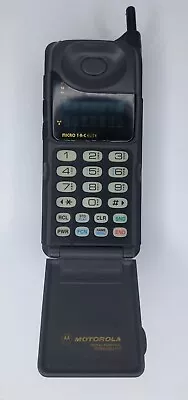 VINTAGE MOTOROLA MICRO TAC ELITE MOBILE FLIP CELL PHONE. Untested/For Parts • $32.94