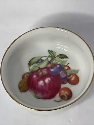 John Wagner & Sons Trinket Dish Fruit Design With Gold Trim Made In Japan 4 Inch • $5.24