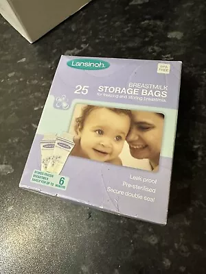 Lansinoh Breastmilk Storage Bags - Pack Of 25 • £6.30