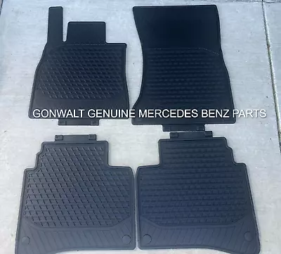 Mercedes Benz  Genuine All Season Black Mats V222 S Class S550 Set Of 4 • $256.90