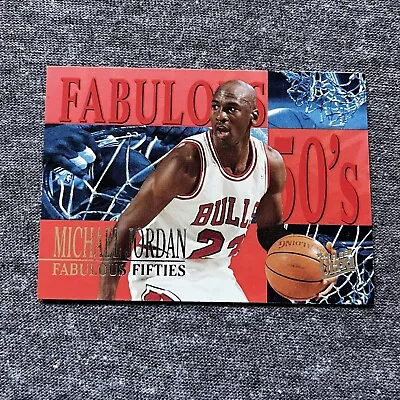 1995-96 Fleer Ultra Fabulous Fifties 50's #5 Michael Jordan • $6.49