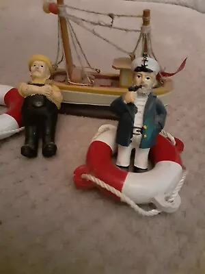 Nautical Pack Of 5 Bathroom Ornaments Used • £3