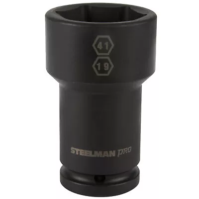 Steelman 3/4 In Drive 41mm 6 Point 19mm 4 Point Budd Combo Impact Socket 79329 • $15.99