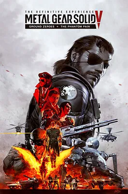Metal Gear Solid V The Phantom Pain PS4 PS3 XBOX ONE POSTER MADE IN USA - EXT523 • $18.48