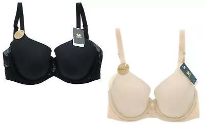 Wacoal Mesh Band Bra 853281 Adjustable Straps Mesh Elastic Band Padded Cups • $34.99