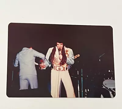 Elvis Presley Original Vintage 45+yr Old Kodak Photo Long Beach Ca Apr 1976 • $4.99