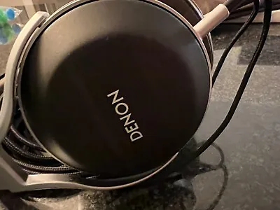 Denon AH-D5200 Bamboo Over The Ear Headphones - Black/Brown • $500