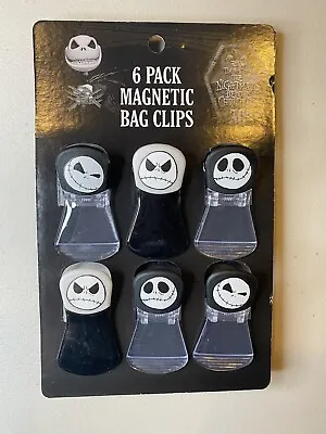 Disney Nightmare Before Christmas Magnetic Bag Clips  6 Pack • $11.99