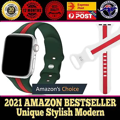 $5.45 • Buy For Apple Watch IWatch Band Series 8 Ultra 7 SE Strap Sport Silicone Replacement
