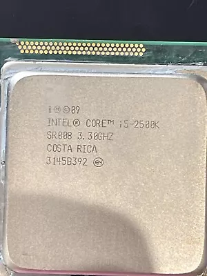 Intel Core I5-2500K LGA 1155 Quad Core 3.30 GHz CPU. Fully Working • £0.99
