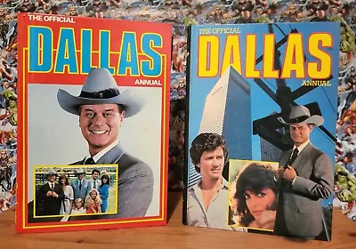 The Official Dallas : Hardback Annual - Vintage 1981 & 1982 • £19.99