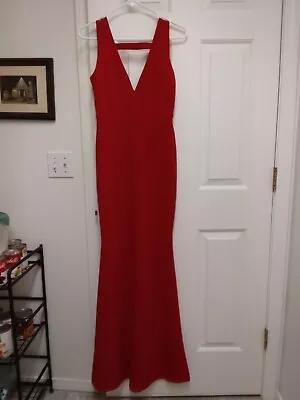 Windsor Red Formal Sleeveless Mermaid Maxi Dress SZ Small • $34.99