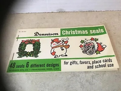 Vintage 1950’s Book Of Dennison Christmas Seals - Unused • $25