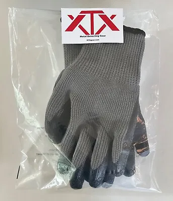 XTX Metal Detecting  Gloves.. .Heavy Duty Digging Gloves...Large..Gray • $9.95