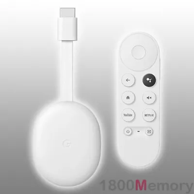 $139 • Buy Google Chromecast With Google TV 2020 4K HDR 60fps Voice Remote YouTube Netflix