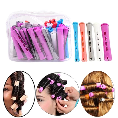 $25.67 • Buy Hair Rollers Plastic Heatless Straight For Hairdressing Styling Beauty Women