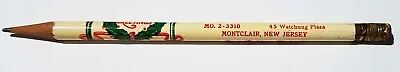 Vintage Christmas Pencil MONTCLAIR NJ Variety Bakery New Jersey • $4
