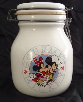 Gourmet Mickey Mouse 7  Vintage Kitchen Storage Canister • $30